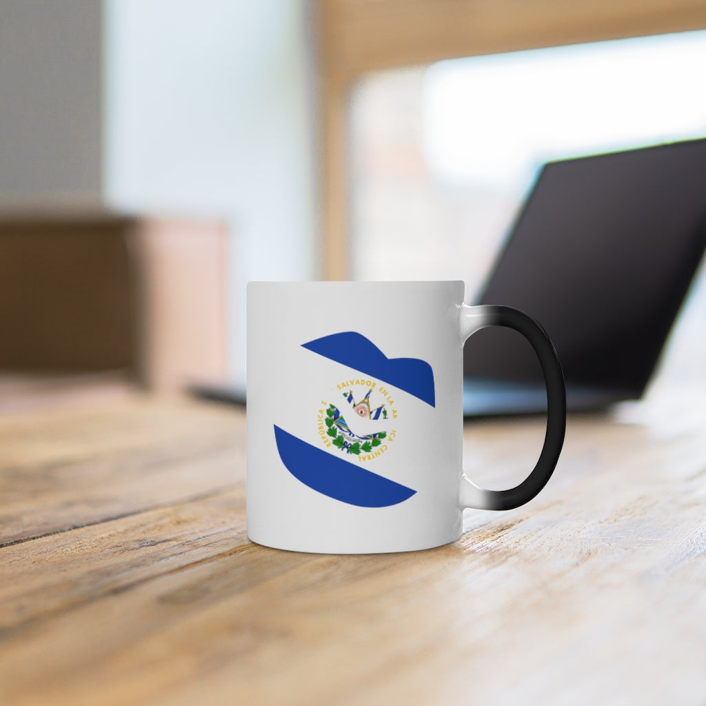 El Salvador Lips Color Changing Mug