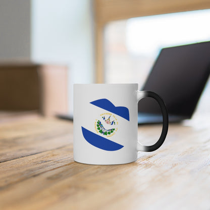 El Salvador Lips Color Changing Mug