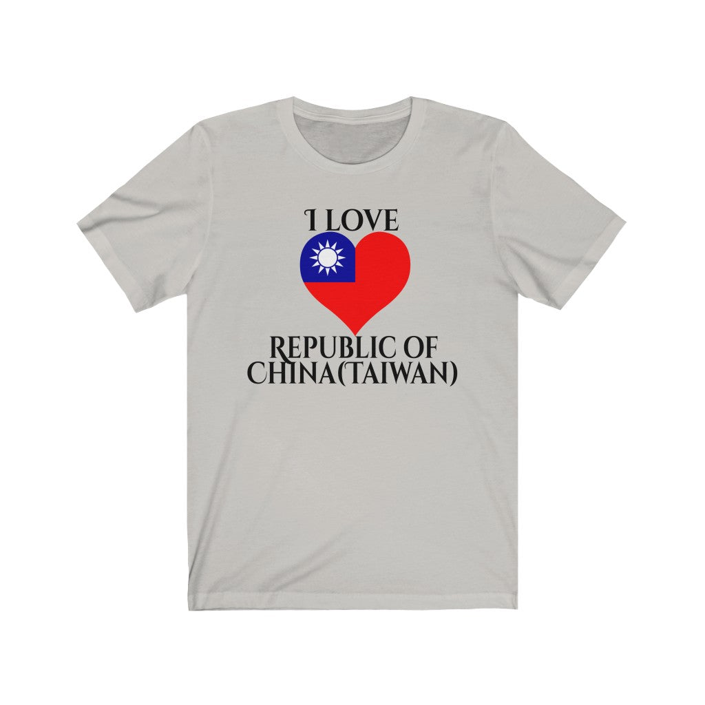 Republic of China - Taiwan Heart Flag Premium Tee 1 - Unisex