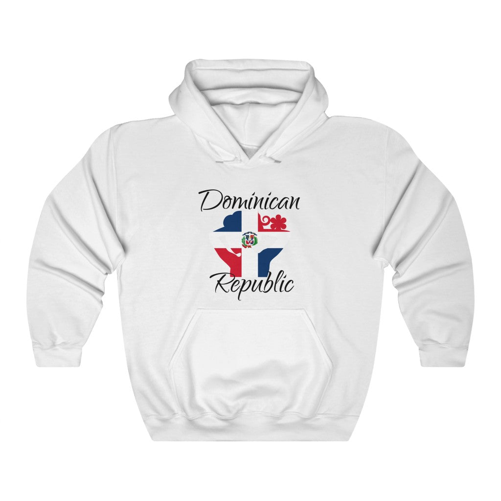 Dominican Republic Lady Flag Hoodie Sweatshirt 1 - Unisex