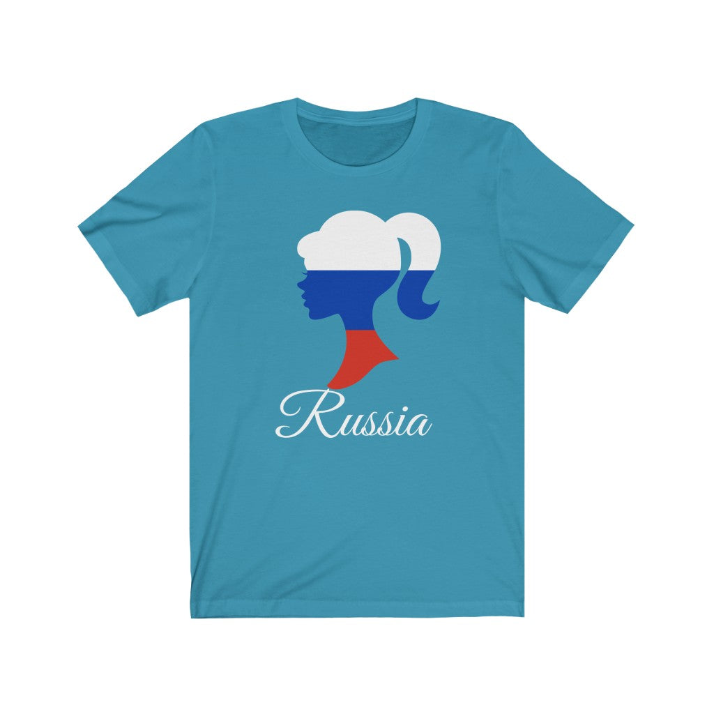 Russia Girl Flag Premium Tee 2 - Unisex