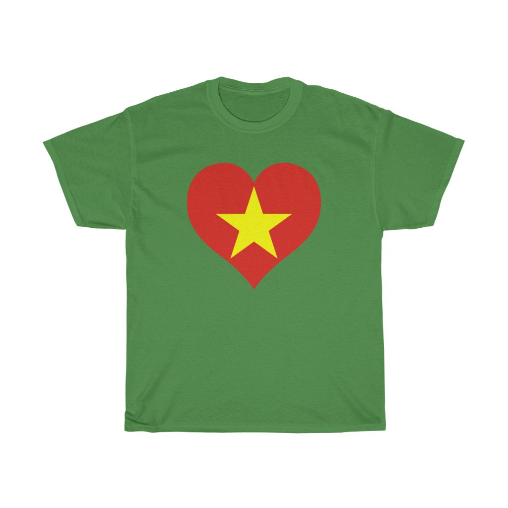 Vietnam Heart Flag Standard Tee - Unisex
