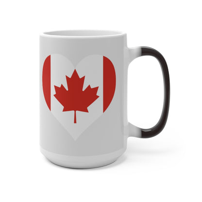 Canada Heart Color Changing Mug