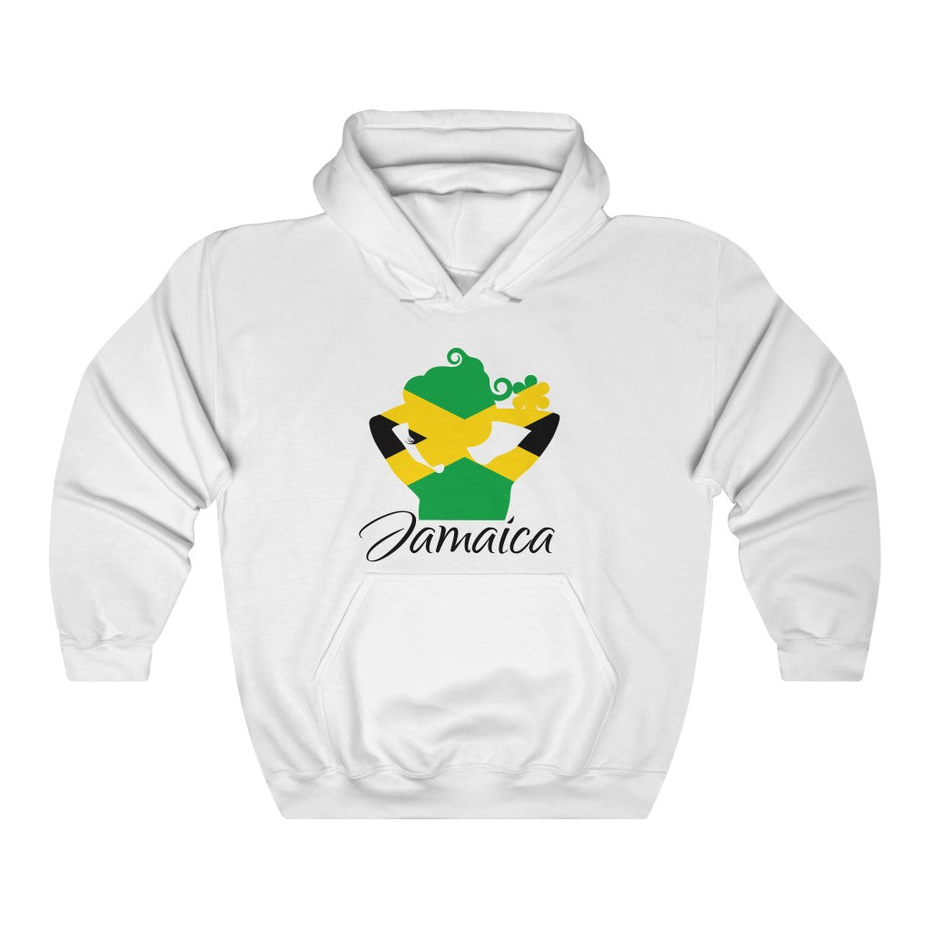 Jamaica Lady Flag Hoodie Sweatshirt 1 - Unisex