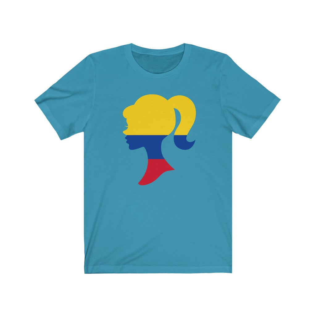 Colombia Girl Flag Premium Tee - Unisex