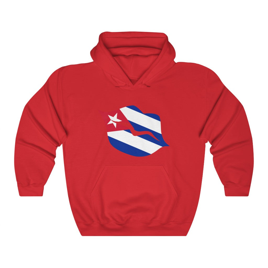 Cuba Lips Flag Hoodie Sweatshirt - Unisex