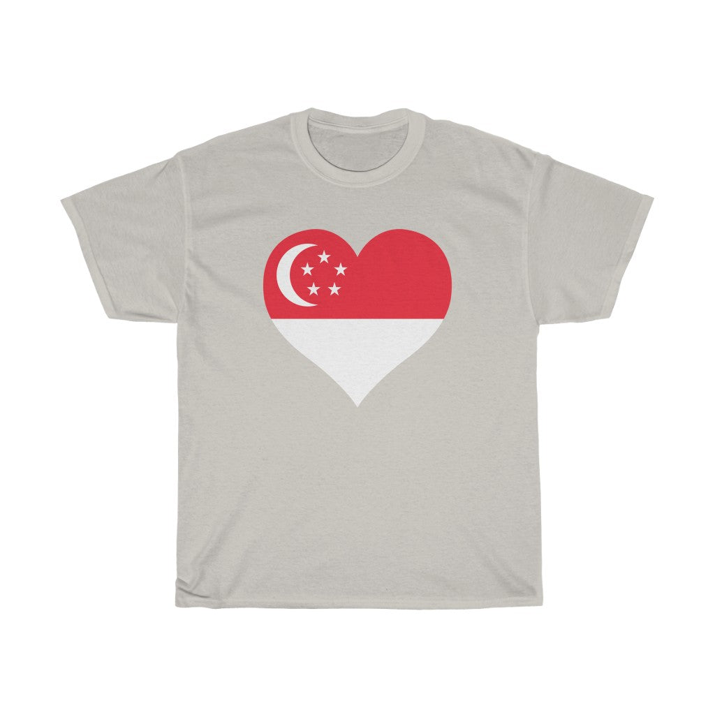Singapore Heart Flag Standard Tee - Unisex