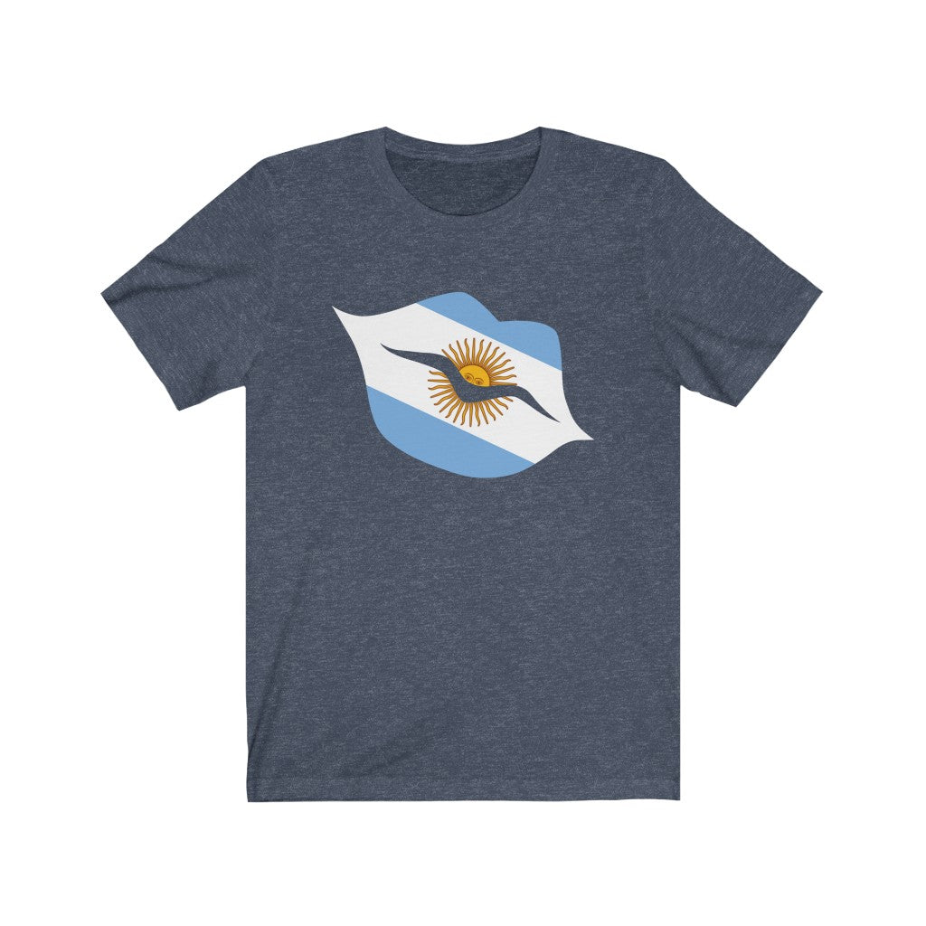 Argentina Lips Flag Premium Tee - Unisex