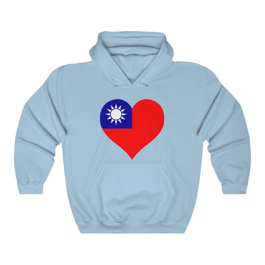 Republic of China - Taiwan Heart Flag Hoodie Sweatshirt - Unisex