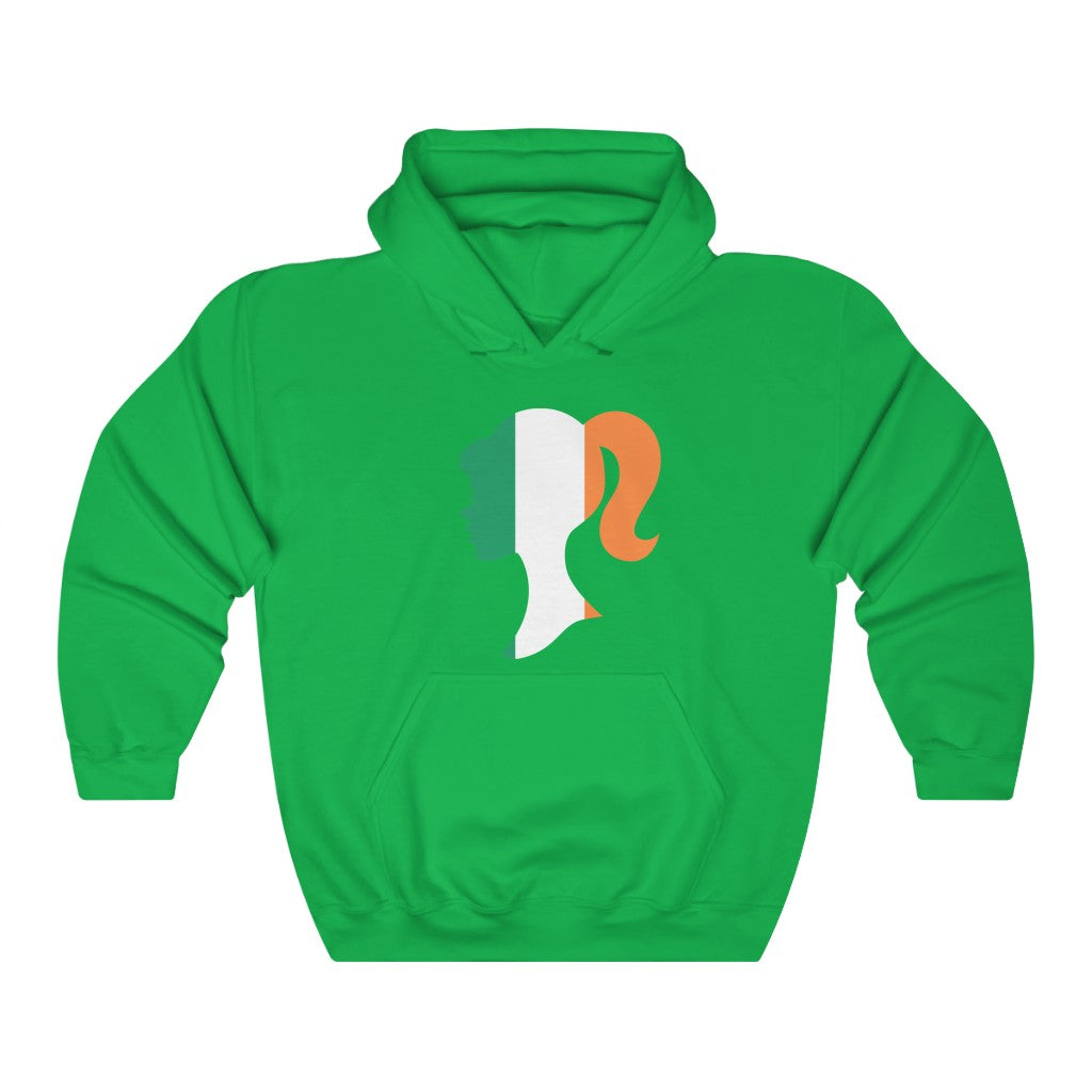 Ireland Girl Flag Hoodie Sweatshirt - Unisex