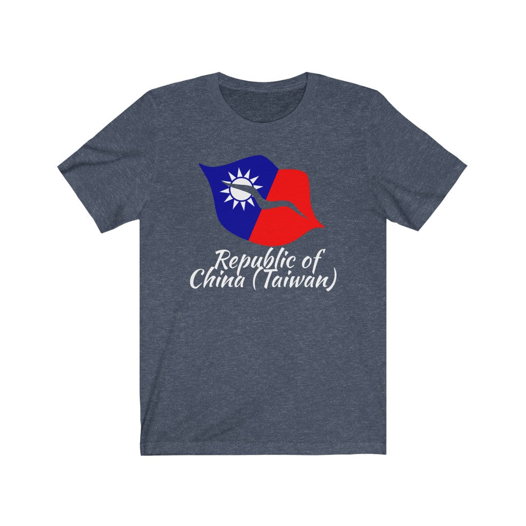 Republic of China - Taiwan Lips Flag Premium Tee 2 - Unisex