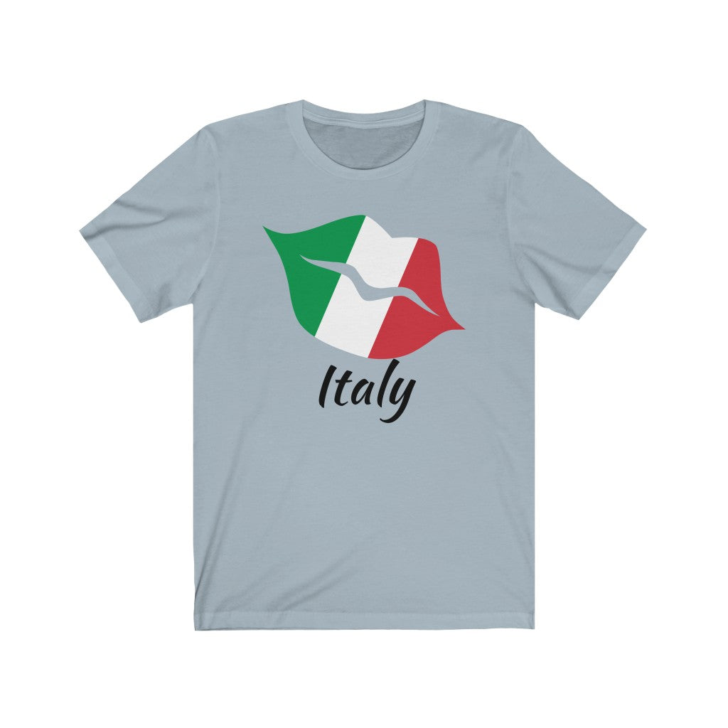 Italy Lips Flag Premium Tee 1 - Unisex