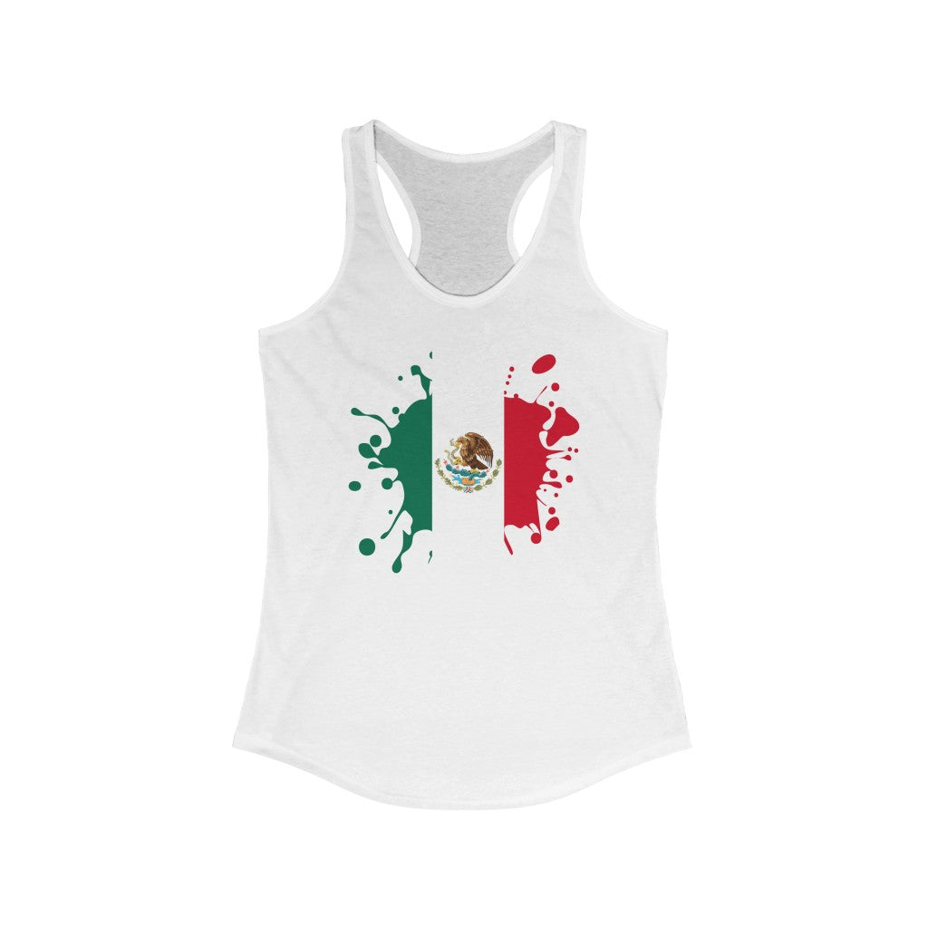 Mexico Splat Flag Tank - Women