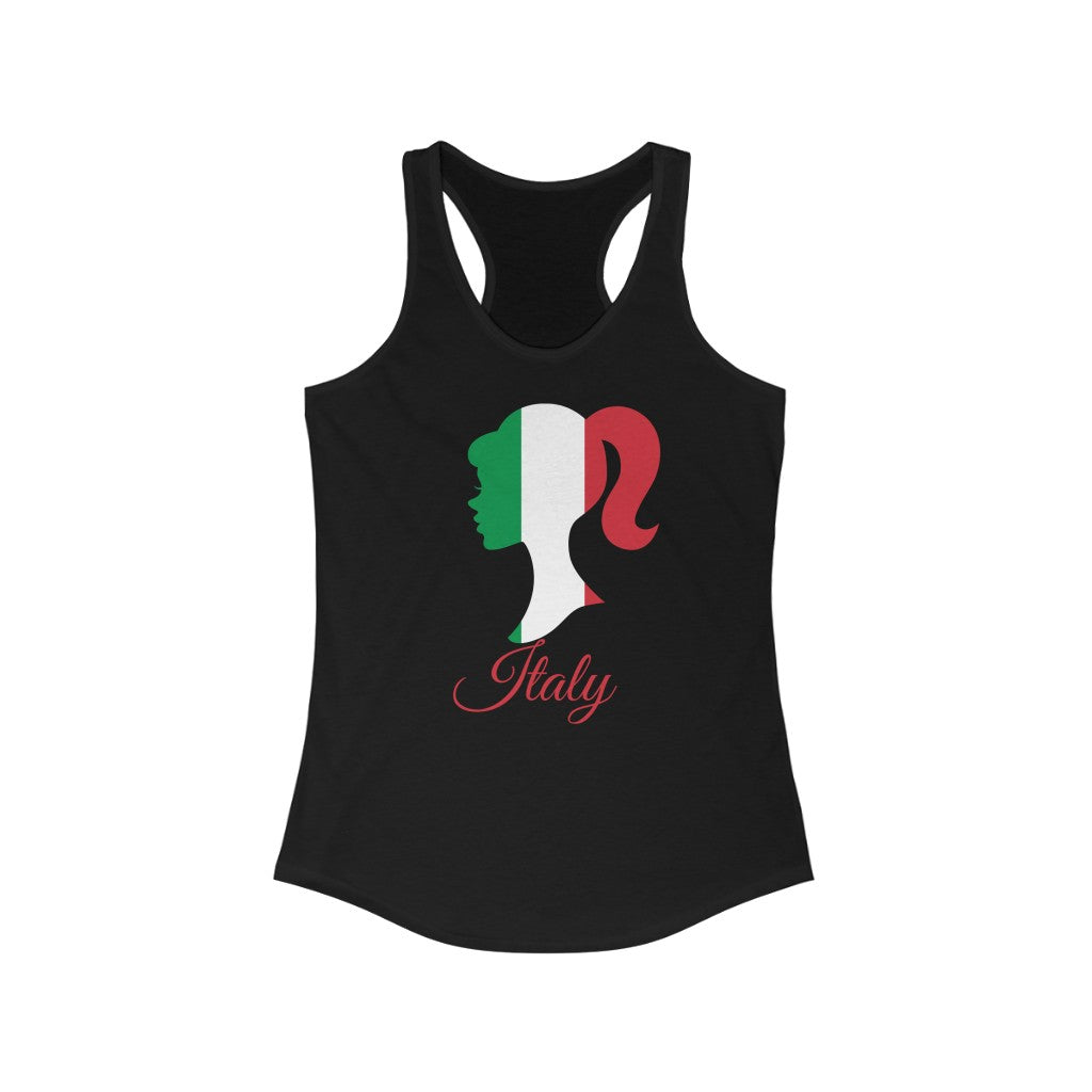 Italy Girl Flag Tank 1a - Women