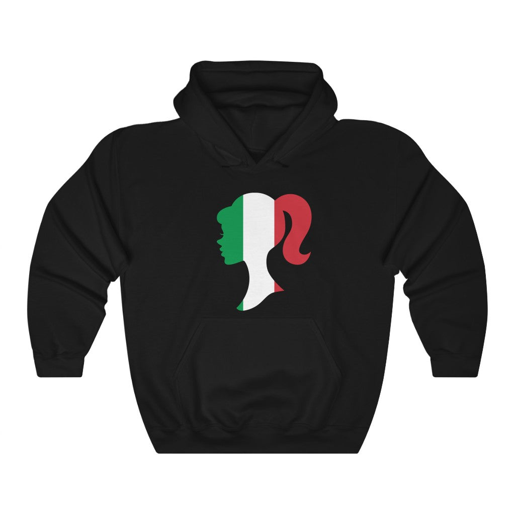 Italy Girl Flag Hoodie Sweatshirt - Unisex