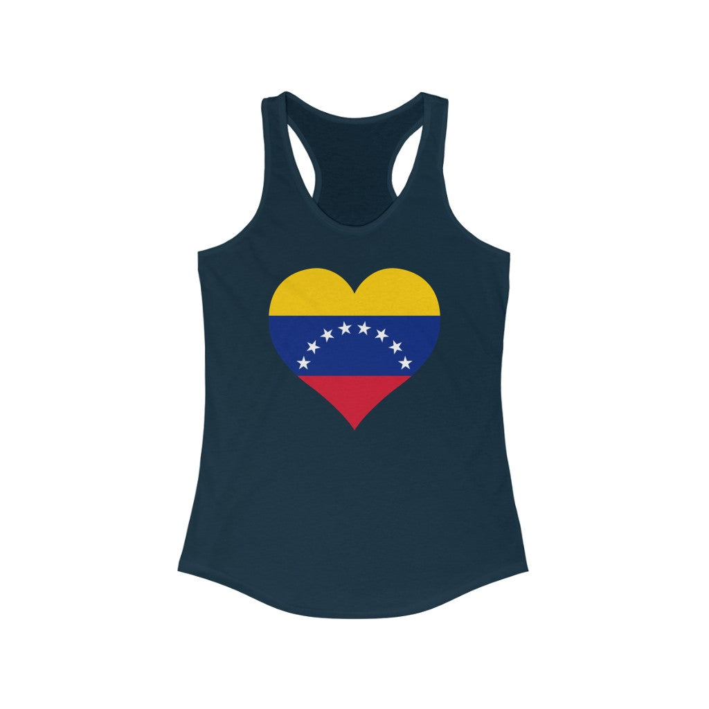 Venezuela Heart Flag Tank - Women
