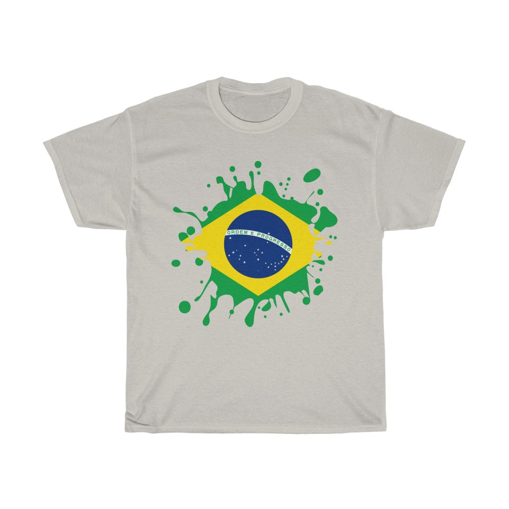 Brazil Splat Flag Standard Tee - Unisex