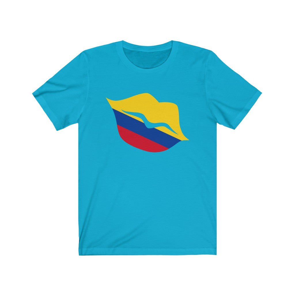 Colombia Lips Flag Premium Tee - Unisex