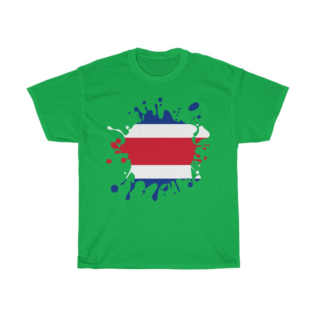 Costa Rica Splat Flag Standard Tee - Unisex
