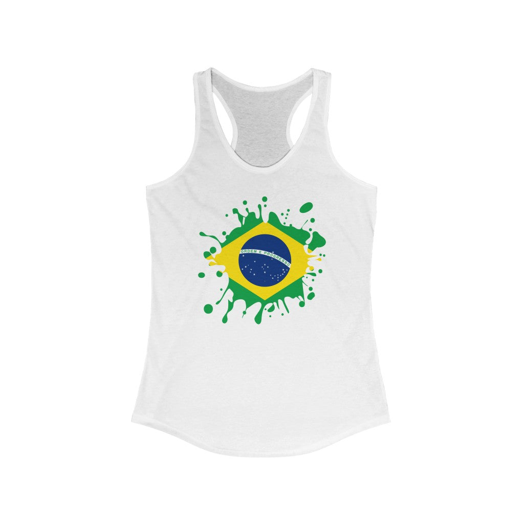 Brazil Splat Flag Tank - Women