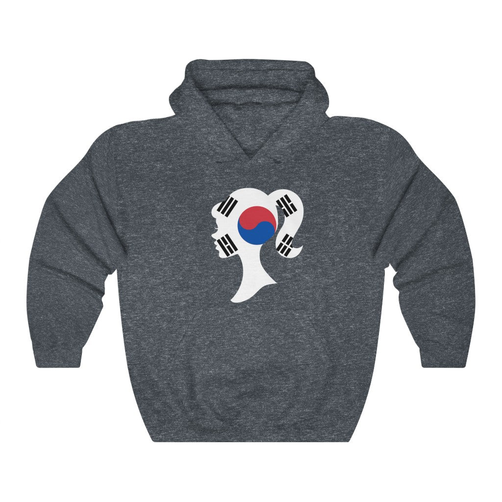 South Korea Girl Flag Hoodie Sweatshirt - Unisex