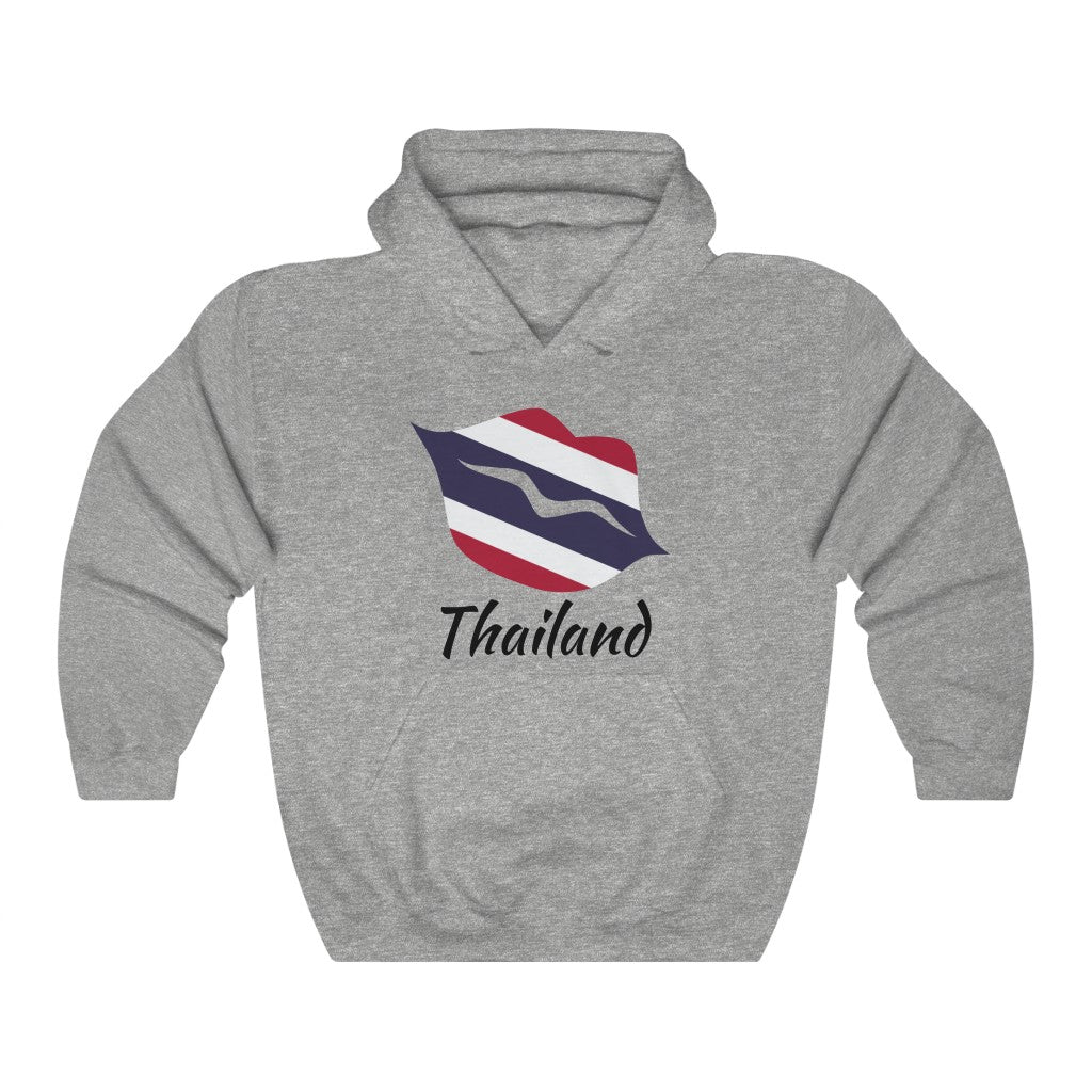 Thailand Lips Flag Hoodie Sweatshirt 1 - Unisex