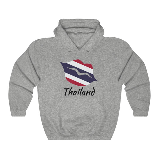 Thailand Lips Flag Hoodie Sweatshirt 1 - Unisex