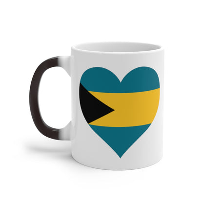 Bahamas Heart Color Changing Mug