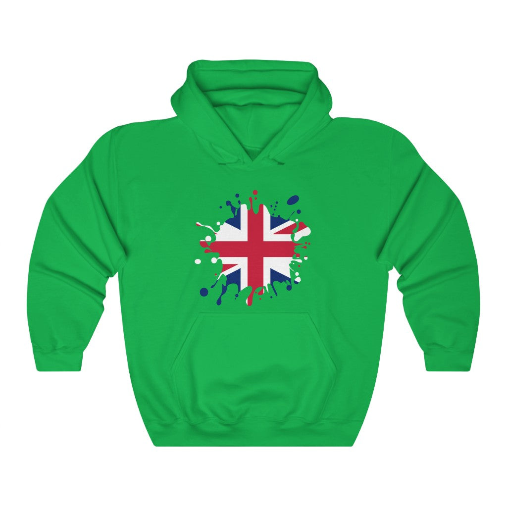 United Kingdom Splat Flag Hoodie Sweatshirt - Unisex