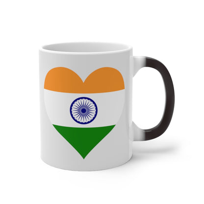 India Heart Color Changing Mug