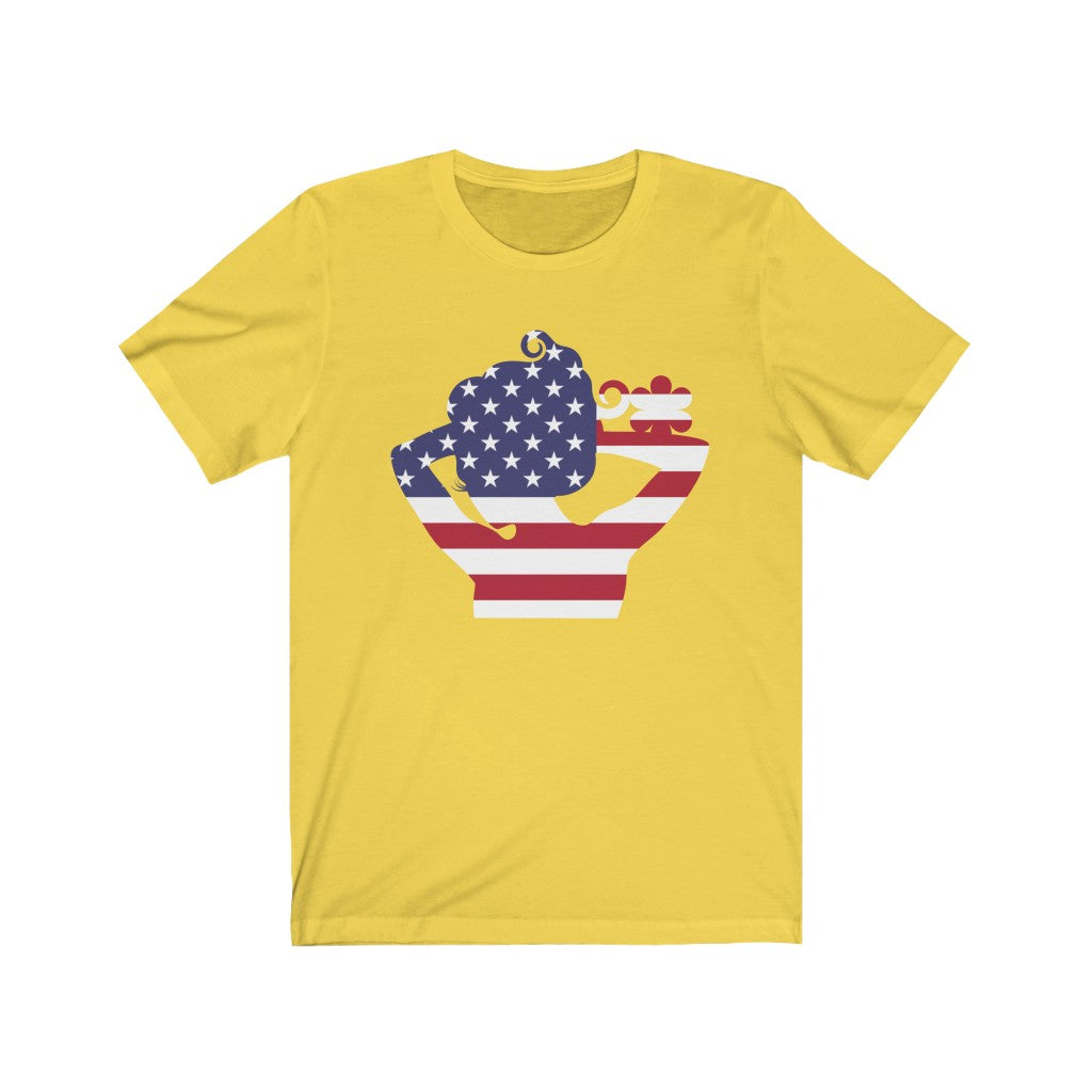 United States of America Lady Flag Premium Tee - Unisex