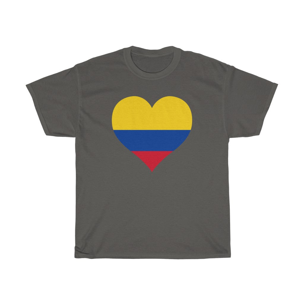 Colombia Heart Flag Standard Tee - Unisex