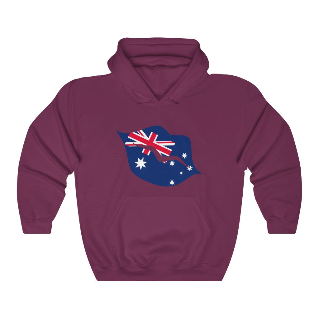 Australia Lips Flag Hoodie Sweatshirt - Unisex