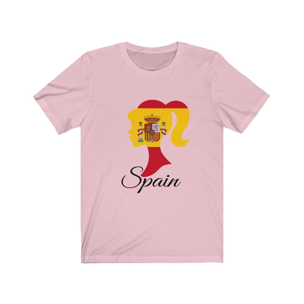 Spain Girl Flag Premium Tee 1 - Unisex