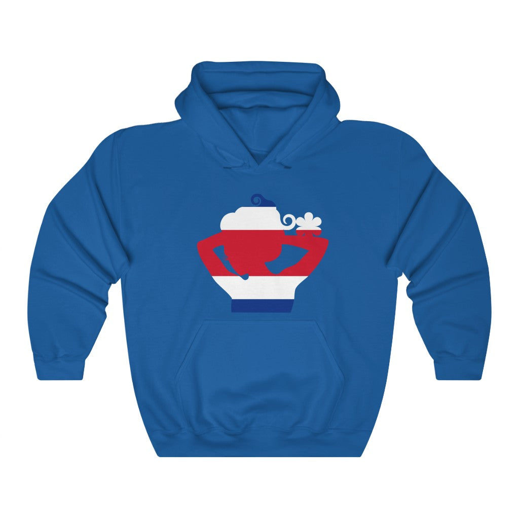 Costa Rica Lady Flag Hoodie Sweatshirt - Unisex