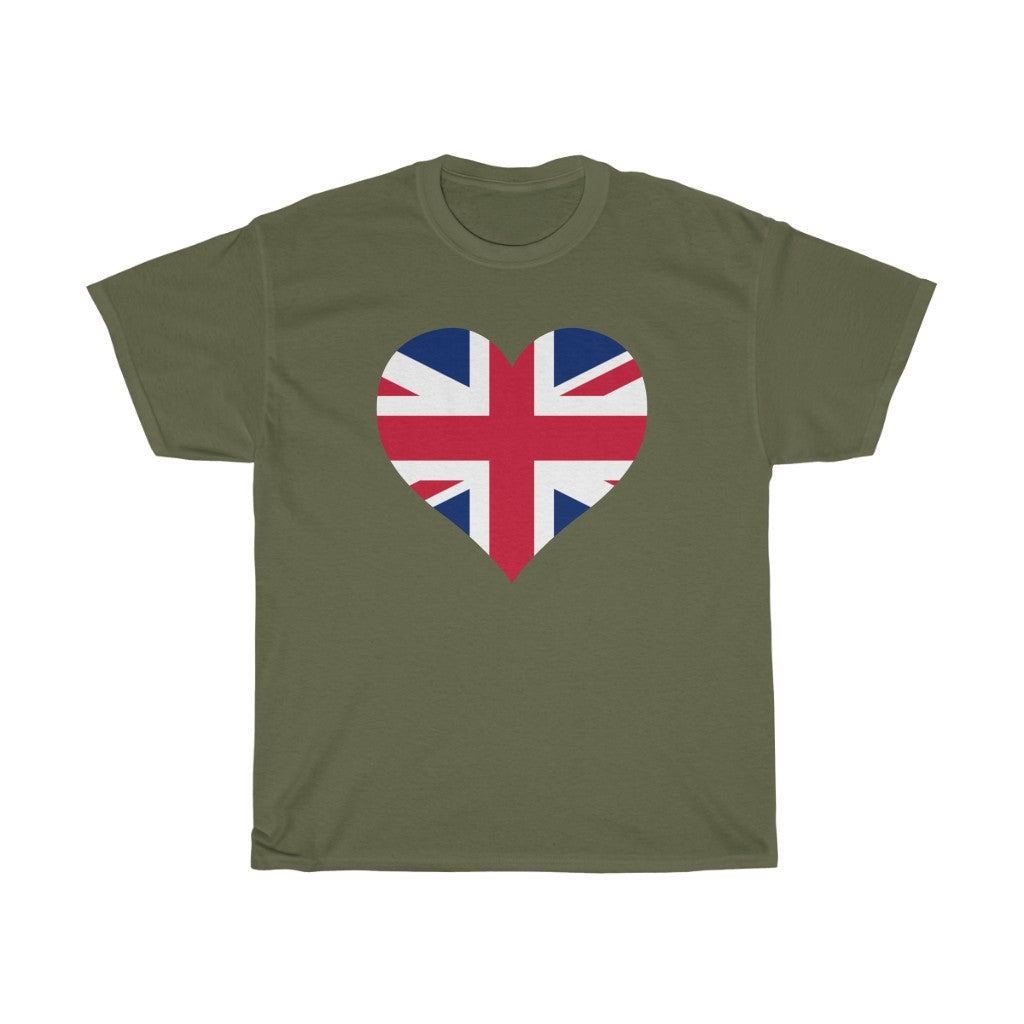 United Kingdom Heart Flag Standard Tee - Unisex