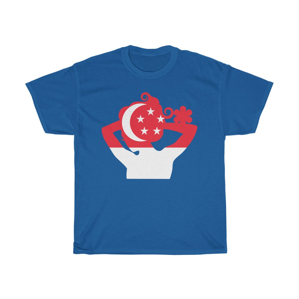 Singapore Lady Flag Standard Tee - Unisex
