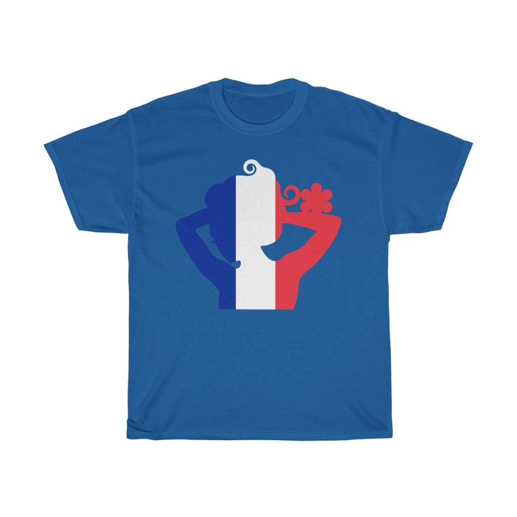 France Lady Flag Standard Tee - Unisex