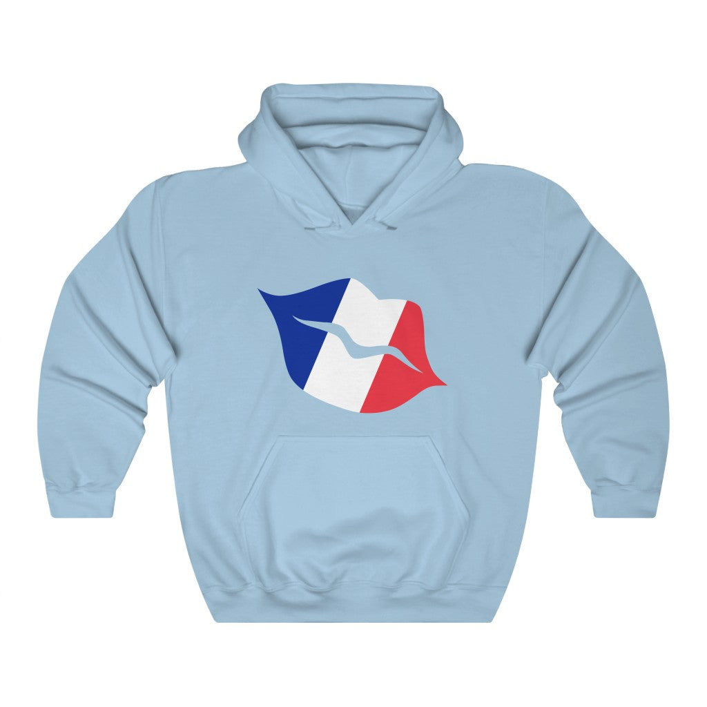 France Lips Flag Hoodie Sweatshirt - Unisex