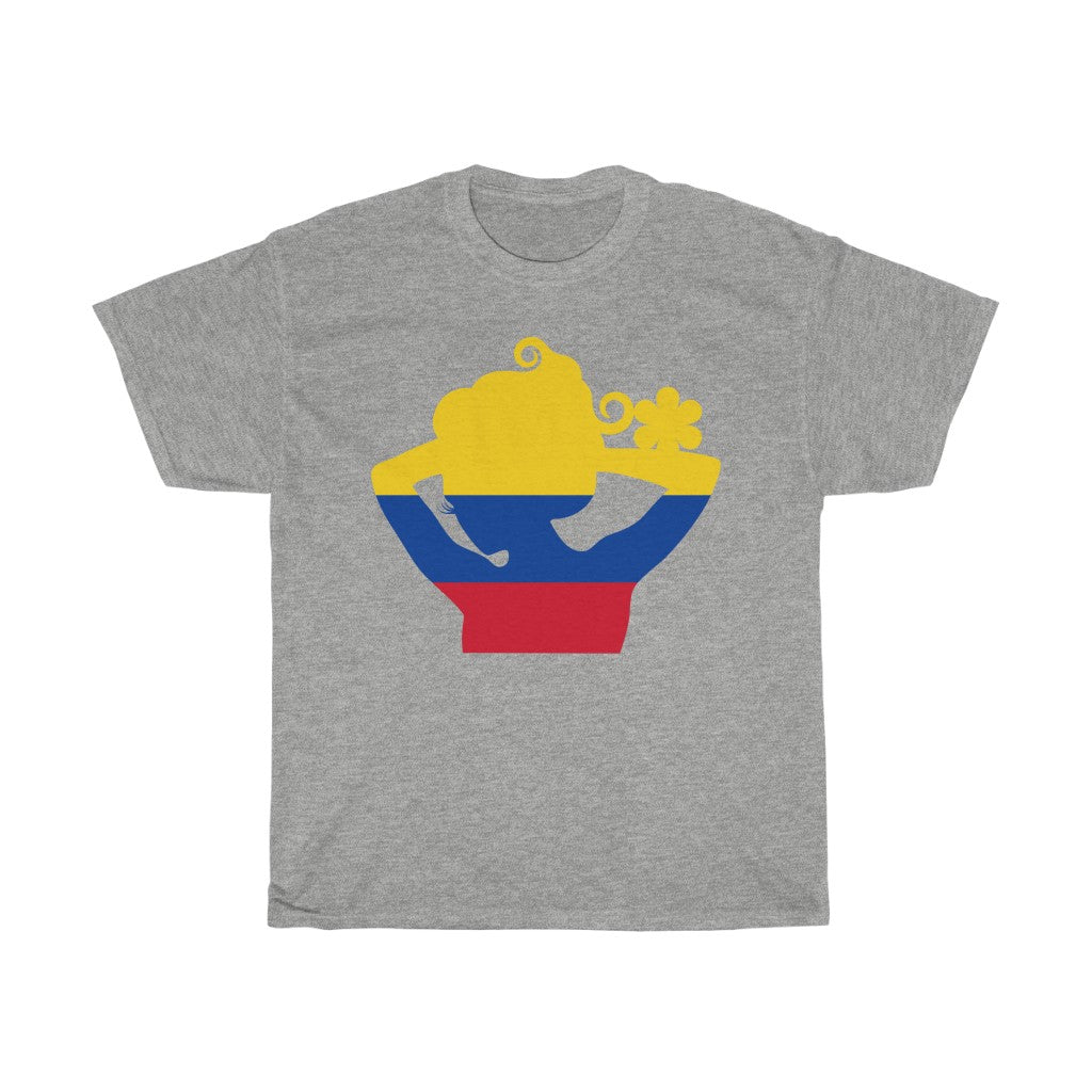 Colombia Lady Flag Standard Tee - Unisex