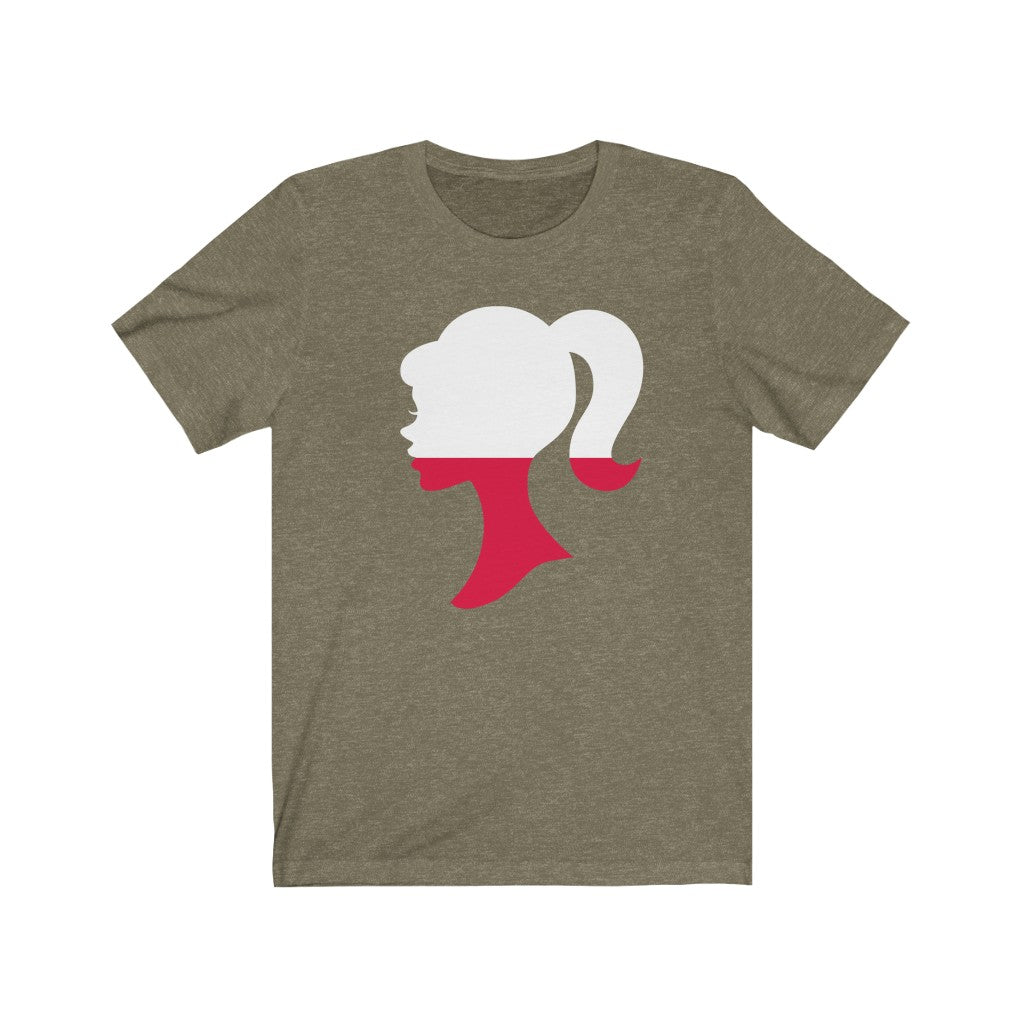 Poland Girl Flag Premium Tee - Unisex
