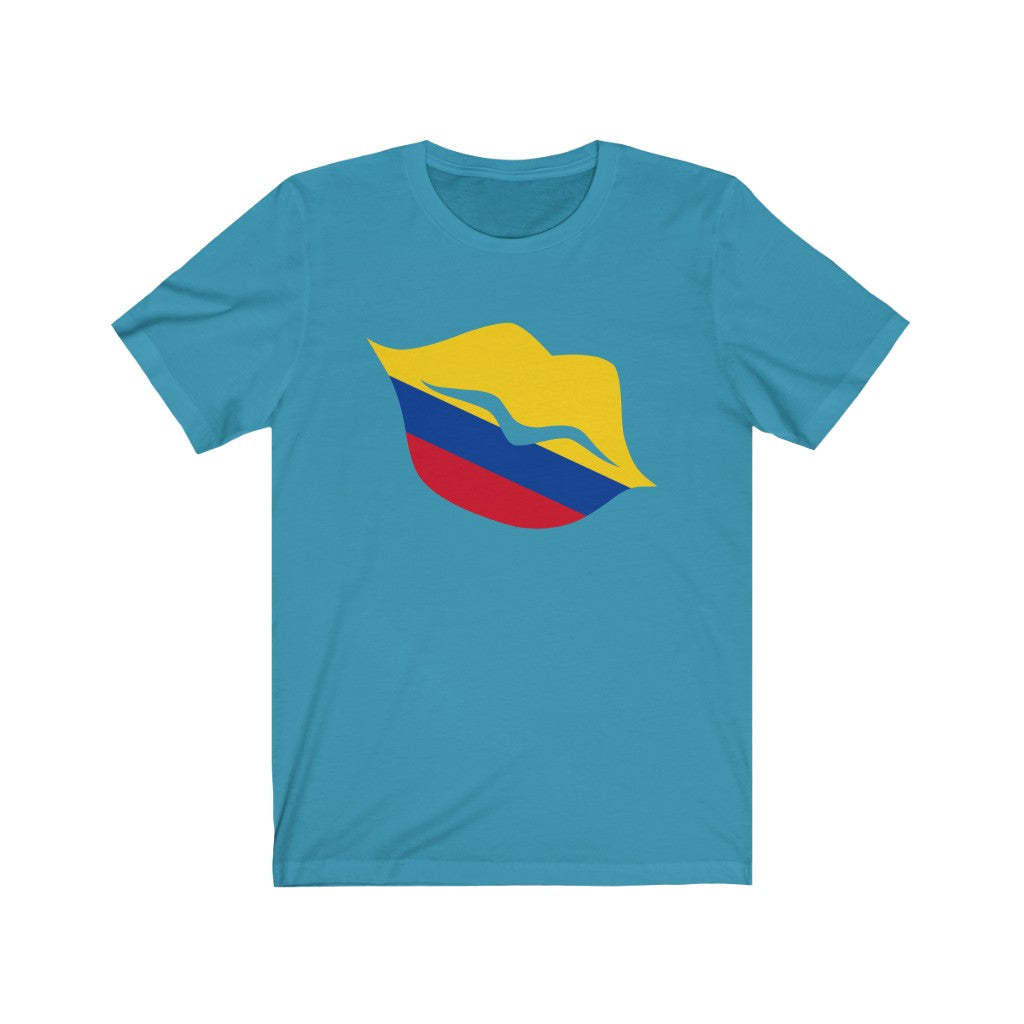 Colombia Lips Flag Premium Tee - Unisex