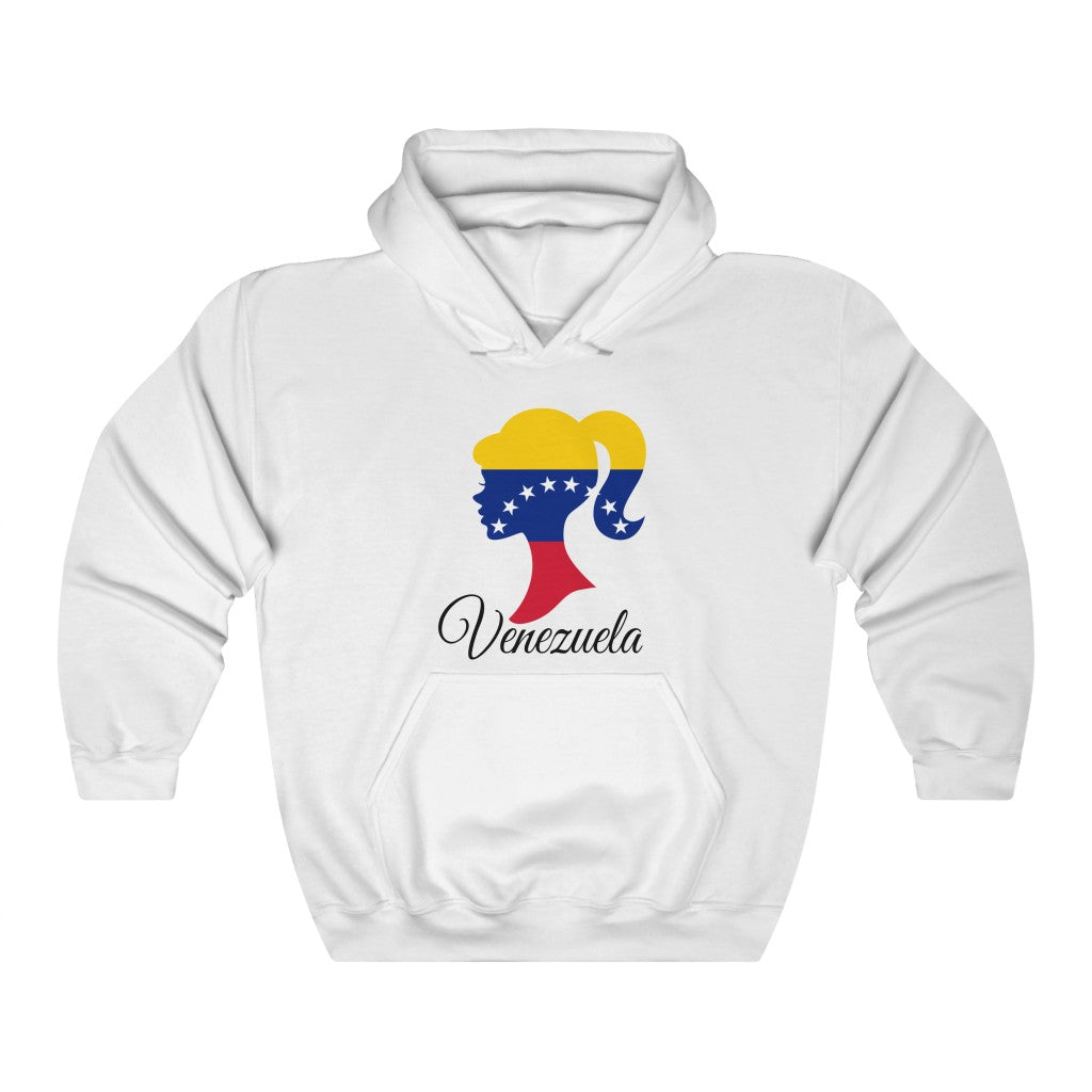Venezuela Girl Flag Hoodie Sweatshirt 1 - Unisex