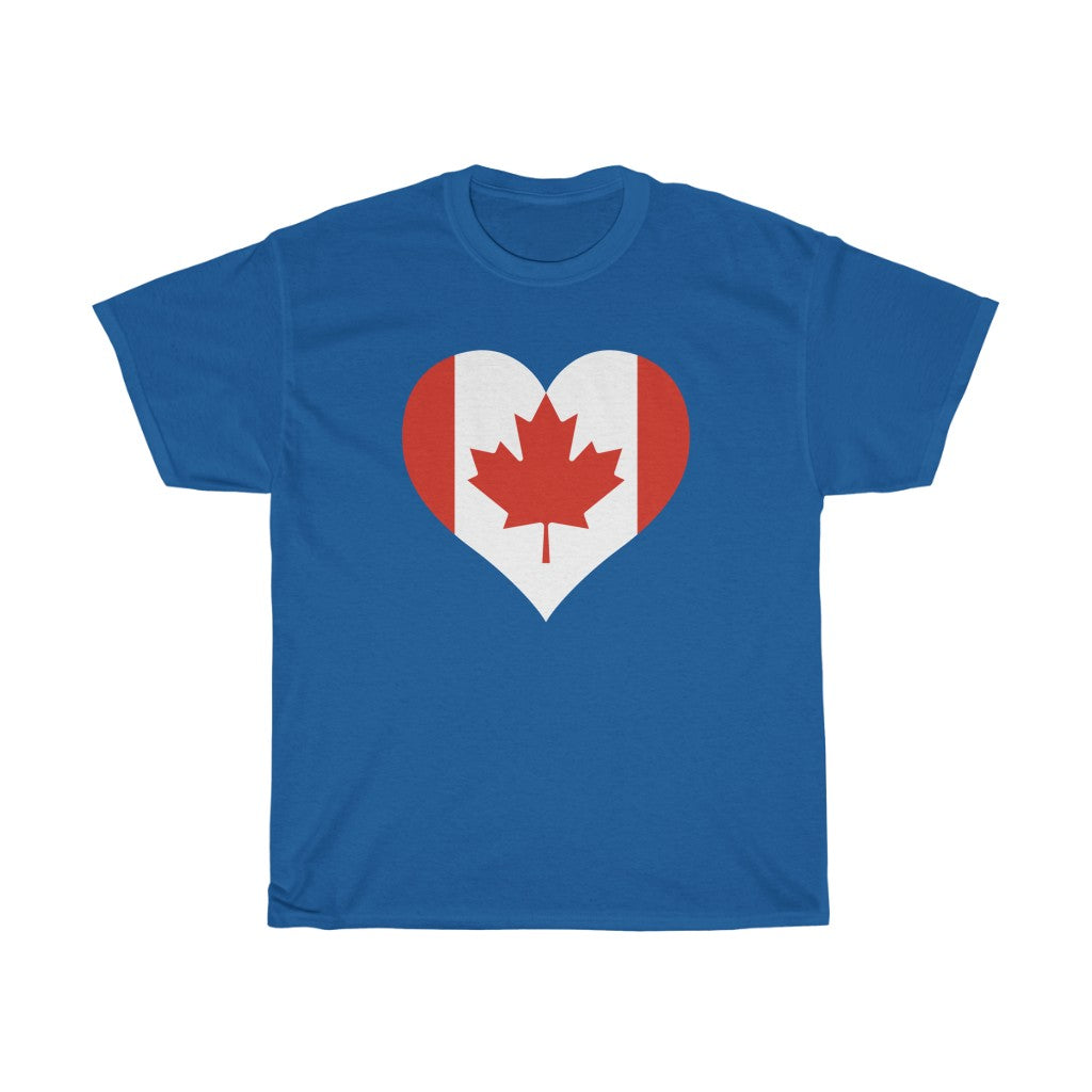 Canada Heart Flag Standard Tee - Unisex