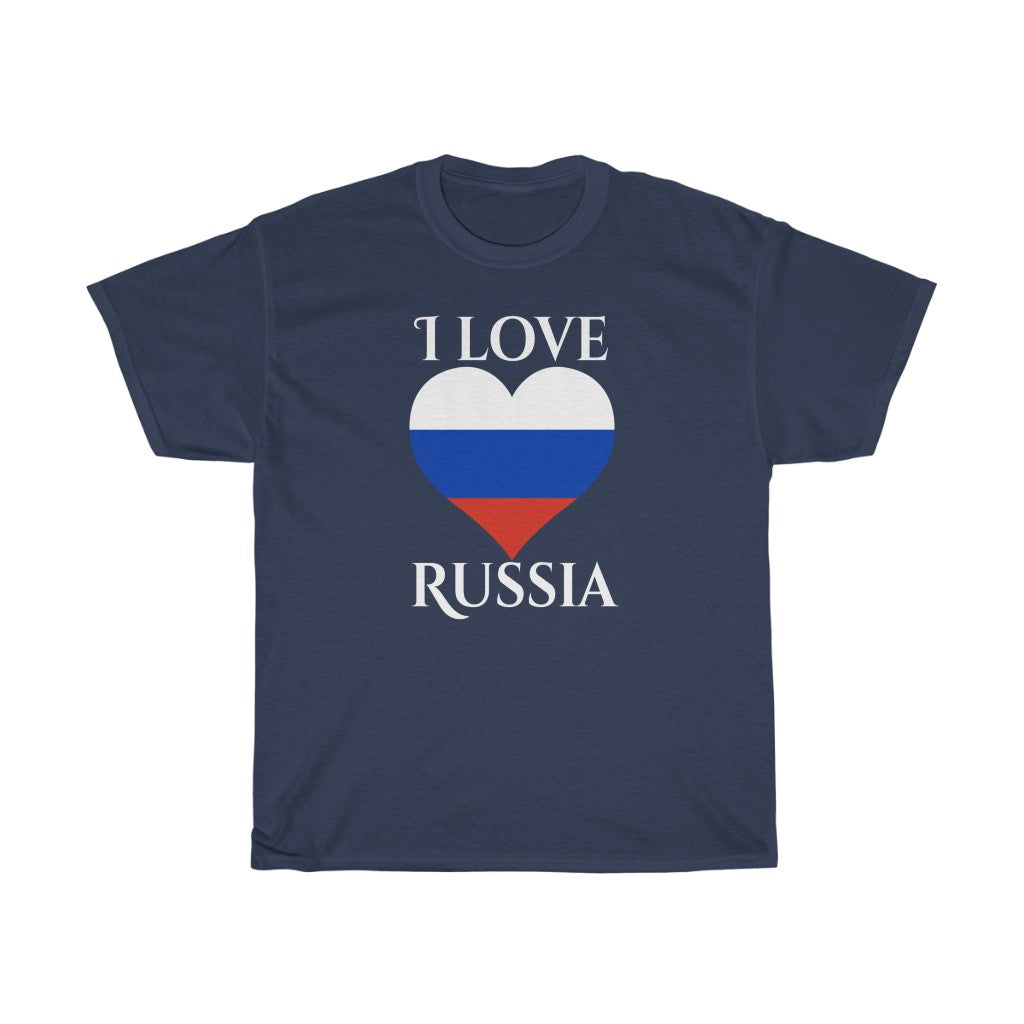 Russia Heart Flag Standard Tee 2 - Unisex