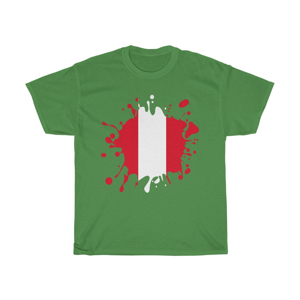 Peru Splat Flag Standard Tee - Unisex
