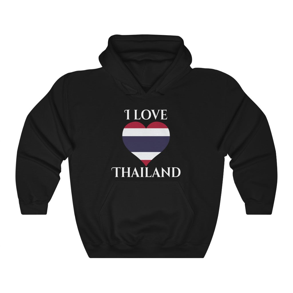 Thailand Heart Flag Hoodie Sweatshirt 2 - Unisex