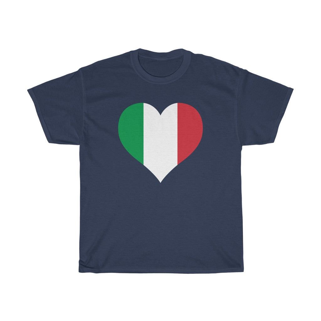 Italy Heart Flag Standard Tee - Unisex