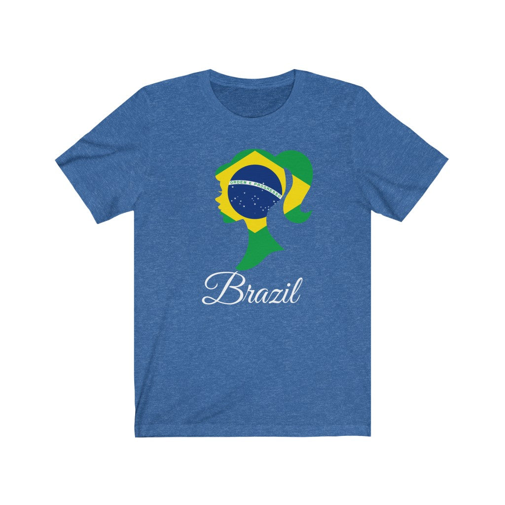 Brazil Girl Flag Premium Tee 2 - Unisex