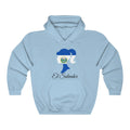 El Salvador Girl Flag Hoodie Sweatshirt 1 - Unisex